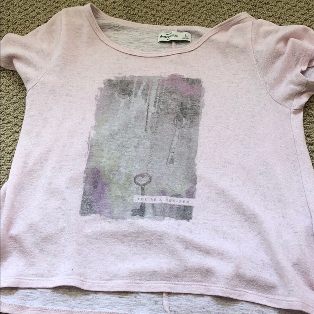 you’re a key-per light pink abercrombie